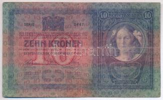 1904. 10K T:III ly., kis szakadás
Adamo K10