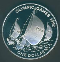 Bermuda 1992. 1$ Ag "Olimpia-vitorlázás" T:PP