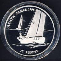 Seychelle szigetek 1995. 25R Ag "Olimpia-vitorlázás" T:PP