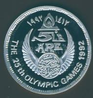 Egyiptom 1992. 5Ł Ag "Olimpia-labdarúgás" T:PP