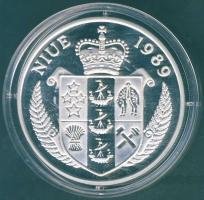 Niue 1989. 50$ Ag "Olimpia-evezés" T:PP