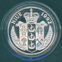 Niue 1992. 10$ Ag "Cook kapitány csendes-óceáni utazásai" T:PP