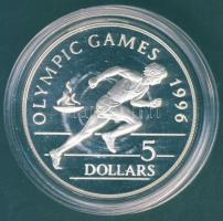 Niue 1992. 5$ Ag "Olimpia-futás" T:PP