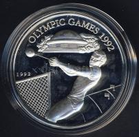 Szamoa 1992. 10T Ag "Olimpia-súlydobás" T:PP