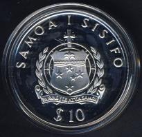 Szamoa 1992. 10T Ag "Olimpia-súlydobás" T:PP