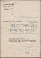 1944 Hősi halált halt katona halotti értesítője + vöröskeresztes levelezőlap