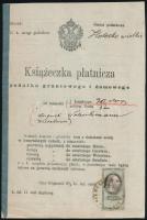 1875 Lengyel föld és házadó könyv / Polish land tax booklet 16p.