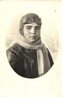~1910-1920 Feltehetőleg magyar pilóta / Probably Hungarian pilot. photo