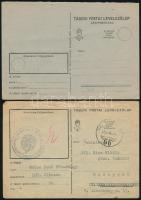 1940-1942 A M. kir. gödöllői 9. honvéd kiegészítő kirendeltség által kiállított igazolványi lap és 2...