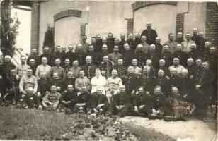 Első világháborús osztrák-magyar katonai oktatók csoportképe / WWI K.u.K. military instructors group photo  (EK)