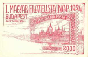2 db RÉGI magyar filatelista képeslap / 2 pre-1945 philatelist postcards s: Lehnert Fr. H.