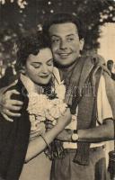 20 db modern vegyes témájú motívumlap, közte szovjet űrhajósok, színészek / 20 modern mixed themed m...