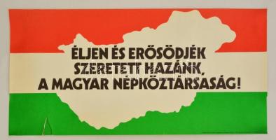 1972 6 db MSZMP propaganda plakát, 32x67 cm