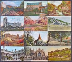 Kb. 853 db főleg régi angol városképes lap, az 1900-as évektől az 50-es évekig / Cca. 853 mainly pre-1945 British town-view postcards from 1900s to the 50s