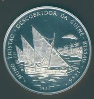 Guinea-Bissau 1991. 10.000P Ag "Nuno Tristao felfedező" T:PP