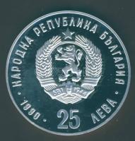 Bulgária 1990. 25L Ag "Olimpia-futás" T:PP