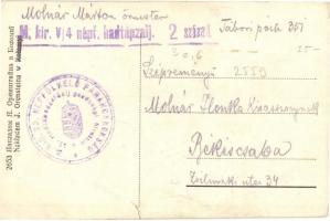 3 db RÉGI kárpáti hucul folklór képeslap + M. kir. V/4. népf. hadtápzalj. 2. század M. kir. 23. népf...