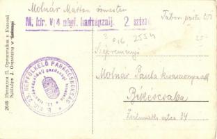 3 db RÉGI kárpáti hucul folklór képeslap + M. kir. V/4. népf. hadtápzalj. 2. század M. kir. 23. népf...