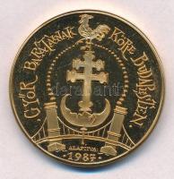 Lebó Ferenc (1960-) DN "Győr Barátainak Köre Budapesten / Szent László kegyhelye Győr" ara...