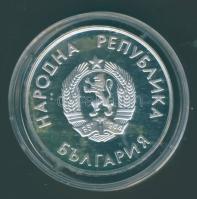 Bulgária 1987. 10L Ag "Téli olimpia-jégkorong" T:PP