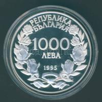 Bulgária 1995. 1000L Ag "100 éves az olimpia-lovaglás" T:PP