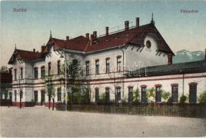Ruttka, Vrútky; Vasútállomás, pályaudvar / Bahnhof / railway station