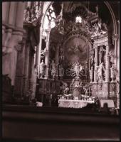 cca 1950 Városképek különféle magyar városokból: Kaposvár, Sopron, tenisz mérkőzés, kb. 60 db vintag...