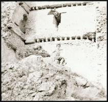 cca 1950 Városképek különféle magyar városokból: Kaposvár, Sopron, tenisz mérkőzés, kb. 60 db vintag...