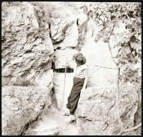 cca 1950 Városképek különféle magyar városokból: Kaposvár, Sopron, tenisz mérkőzés, kb. 60 db vintag...