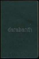 1984 Csehszlovák útlevél számos bejegyzéssel, NSZK-s tartózkodási engedéllyel