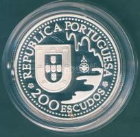Portugália 1993. 200Esc Ag "Tanegashima-első portugál földreszállás Japánban" T:PP