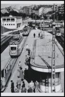 Budapest, Moszkva téri változások, különböző időpontokban készült felvételek, mai nagyításban, 5 db ...