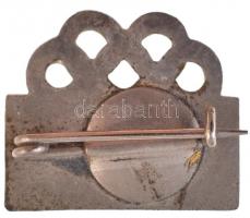 1972. "Sapporo 72" zománcozott olimpiai jelvény (15,5x18,5mm) T:2