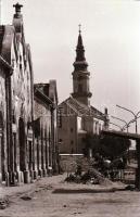 cca 1968 Kecskeméti városképek, utcaképek, épületfotók (Móricz Zs., Villám, Kada, Gáspár utca), 51 d...