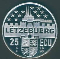 Luxemburg 1995. 25Ecu Ag "Jean & Josephine-Charlotte" T:PP
