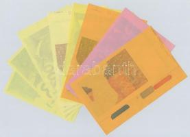 Horvátország 1993 (1994). 5K előlapi színpróba + 50K előlapi színpróba + 200K előlapi és hátlapi szí...