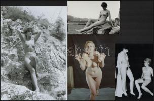 Tehetségkutatás, cca 1973 és 1980 között készült, szolidan erotikus felvételek vegyes válogatása, 6 ...