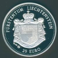 Liechtenstein 1997. 20€ Ag "125 éves a vasút" T:PP
