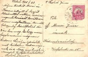 1928 Törtel, Pálinkás Ferenc áruháza. Szigeti Henrik photo (Rb)