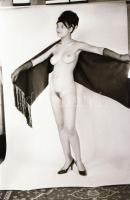 A modellképzés záróvizsgája, cca 1971-ben készült, szolidan erotikus felvételek, 33 db vintage negat...