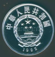 Kína/Peoples Republic 1992. 10Y Ag "Téli olimpia-sífutás" T:PP Csak 7500db! R!