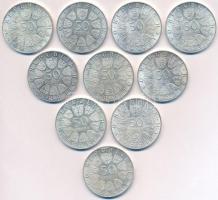Ausztria 1965. 50Sch Ag "600 éves a Bécsi Egyetem" (10x) T:1-,2
Austria 1965. 50 Schillin...