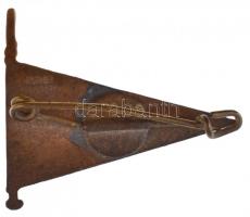 ~1930. Zománcozott fém cserkész jelvény, hátoldalán "BERÁN N. BPEST" gyártói jelzéssel (27...