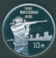 Kína/Peoples Republic 1995. 10Y Ag "Olimpia-lövészet" T:PP