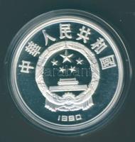 Kína/Peoples Republic 1990. 10Y Ag "Olimpia-magasugrás" T:PP