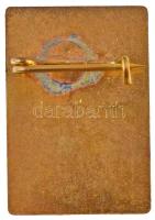 ~1960. "Magyar Olimpiai Bizottság" festett fém jelvény (20x29mm) T:2