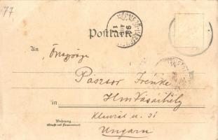 1898 München, II. Kraft und Arbeitsmaschinen Ausstellung, Rutschbahn / 2nd Power and machinery exhib...