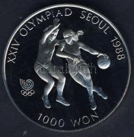 Dél-Korea 1986. 1000W "Olimpia-kosárlabda" T:PP