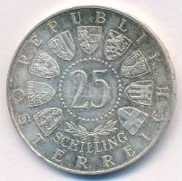 Ausztria 1963. 25Sch Ag "300 éve született Savoyai Jenő herceg" T:1- patina
Austria 1963....