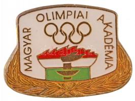 DN Magyar Olimpiai Akadémia zománcozott jelvény (21x15mm) T:1-